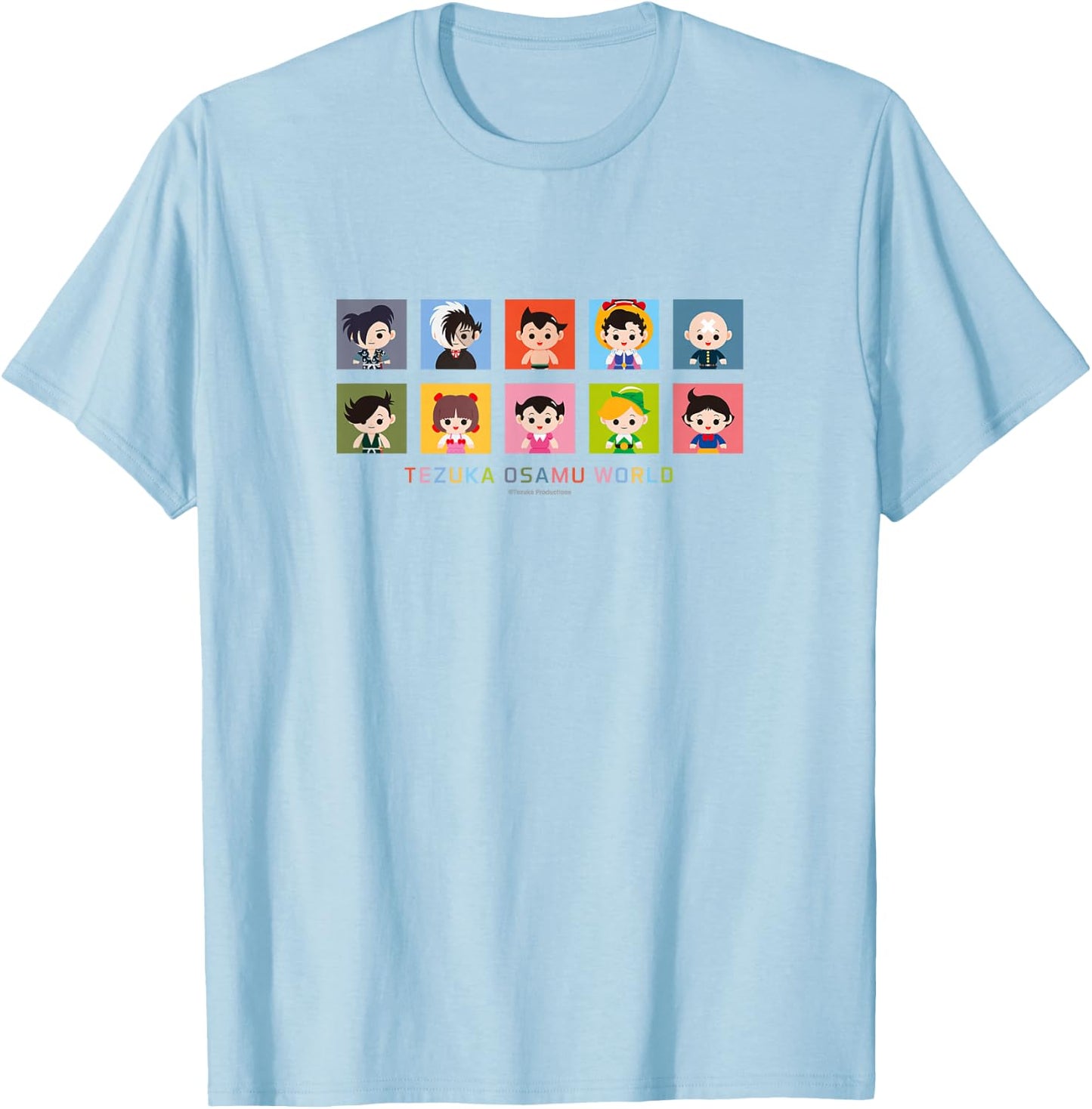 Tezuka Osamu World Figure3 (C) TEZUKA Productions T-Shirt - T-Shirt | Light Blue