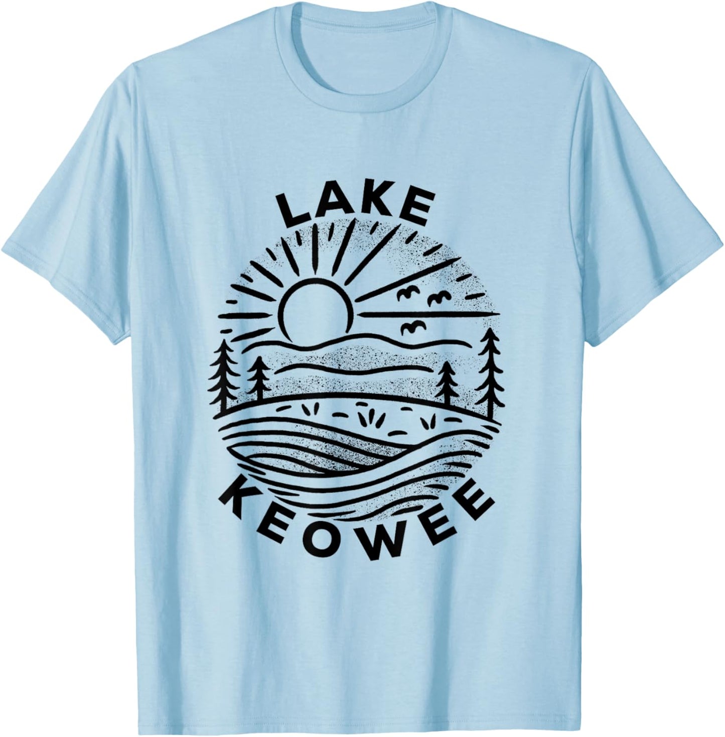 Lake Keowee SC T-Shirt - T-Shirt | Light Blue