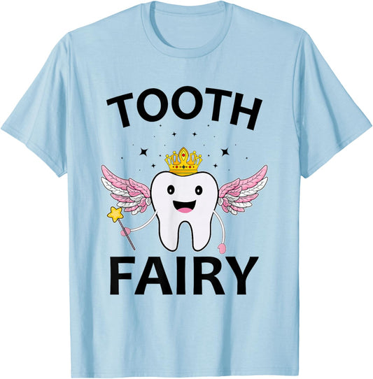 Tooth Fairy Halloween Costume Gift Girls Children T-Shirt - T-Shirt | Light Blue