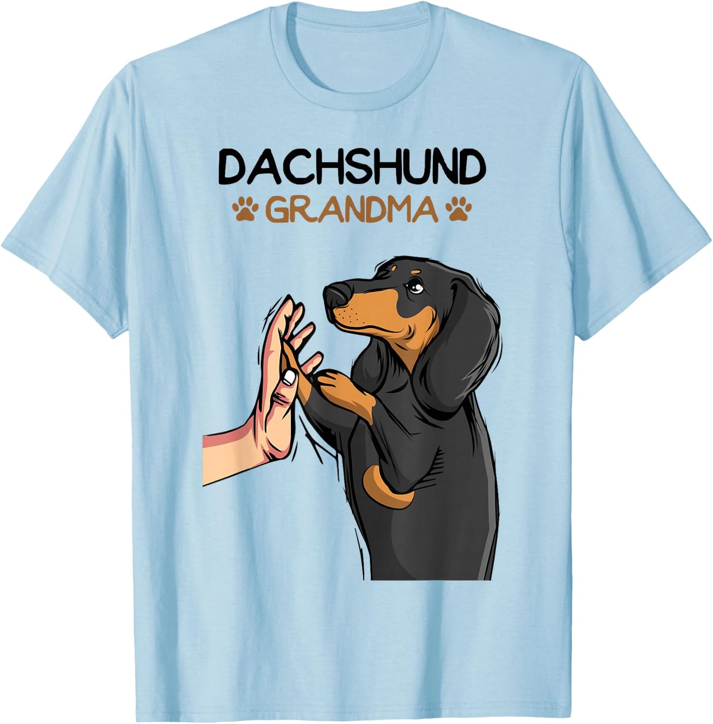 Dachshund Grandma Weenie Dog Weiner Dog T-Shirt - T-Shirt | Light Blue