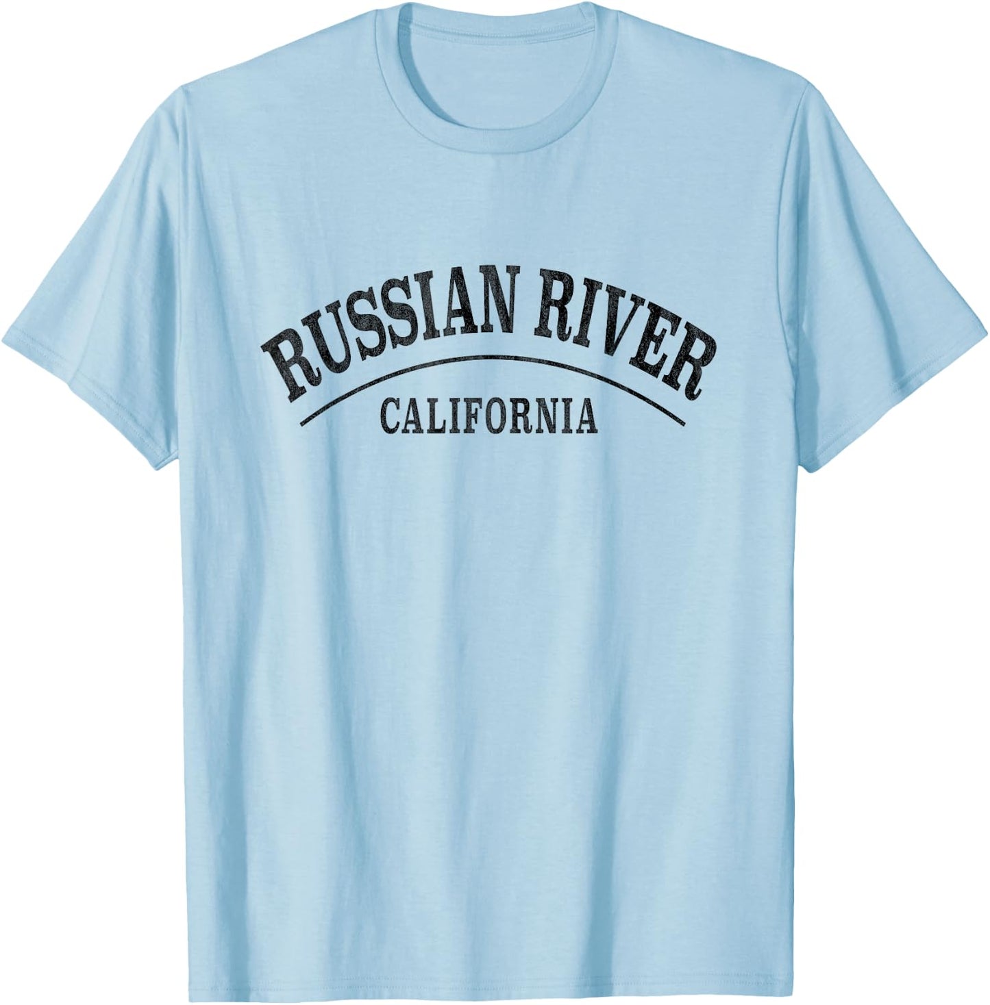 Russian River California - Russian River CA T-Shirt - T-Shirt | Light Blue