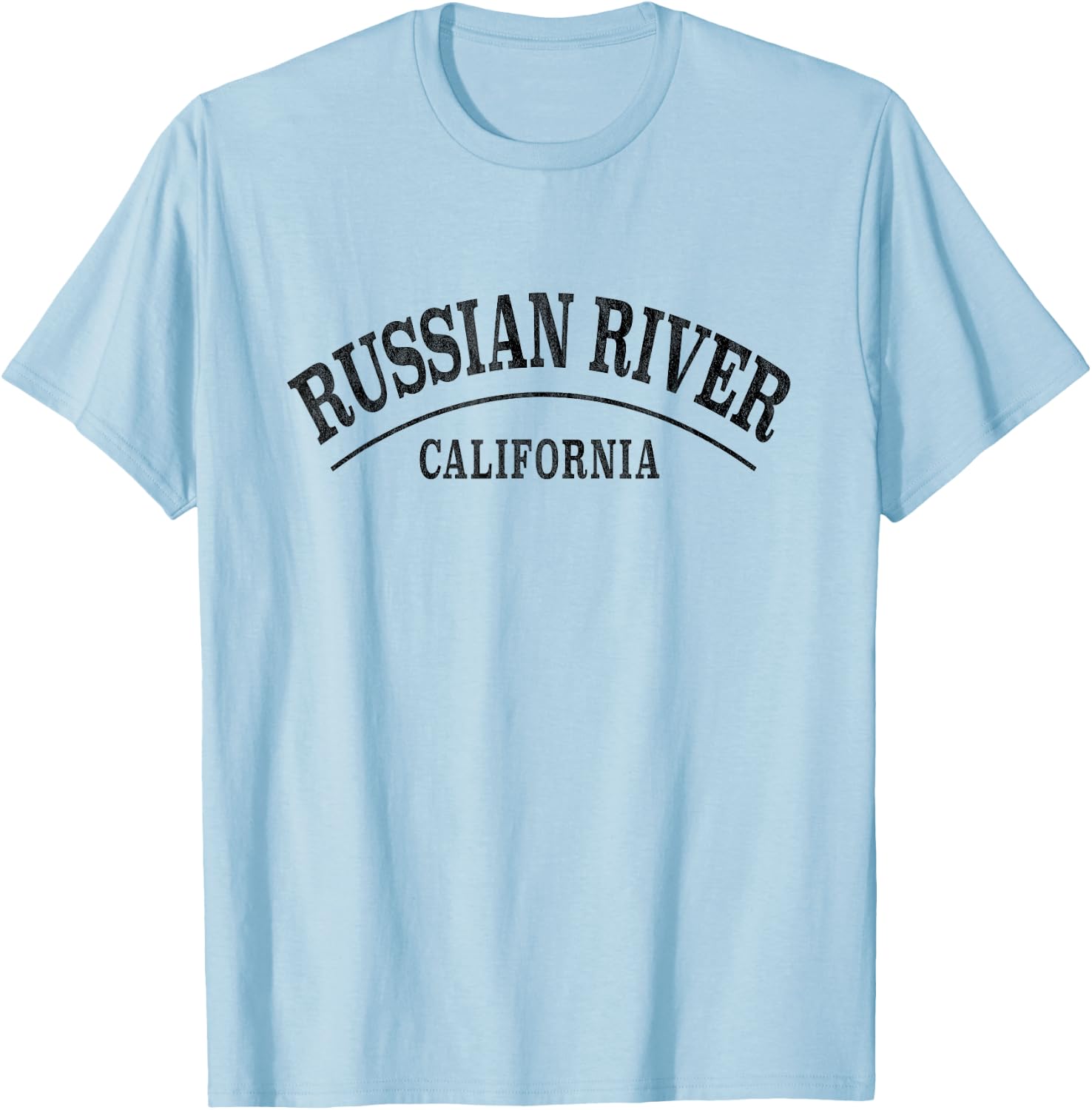 Russian River California - Russian River CA T-Shirt - T-Shirt | Light Blue