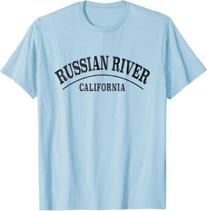 Russian River California - Russian River CA T-Shirt - T-Shirt | Light Blue