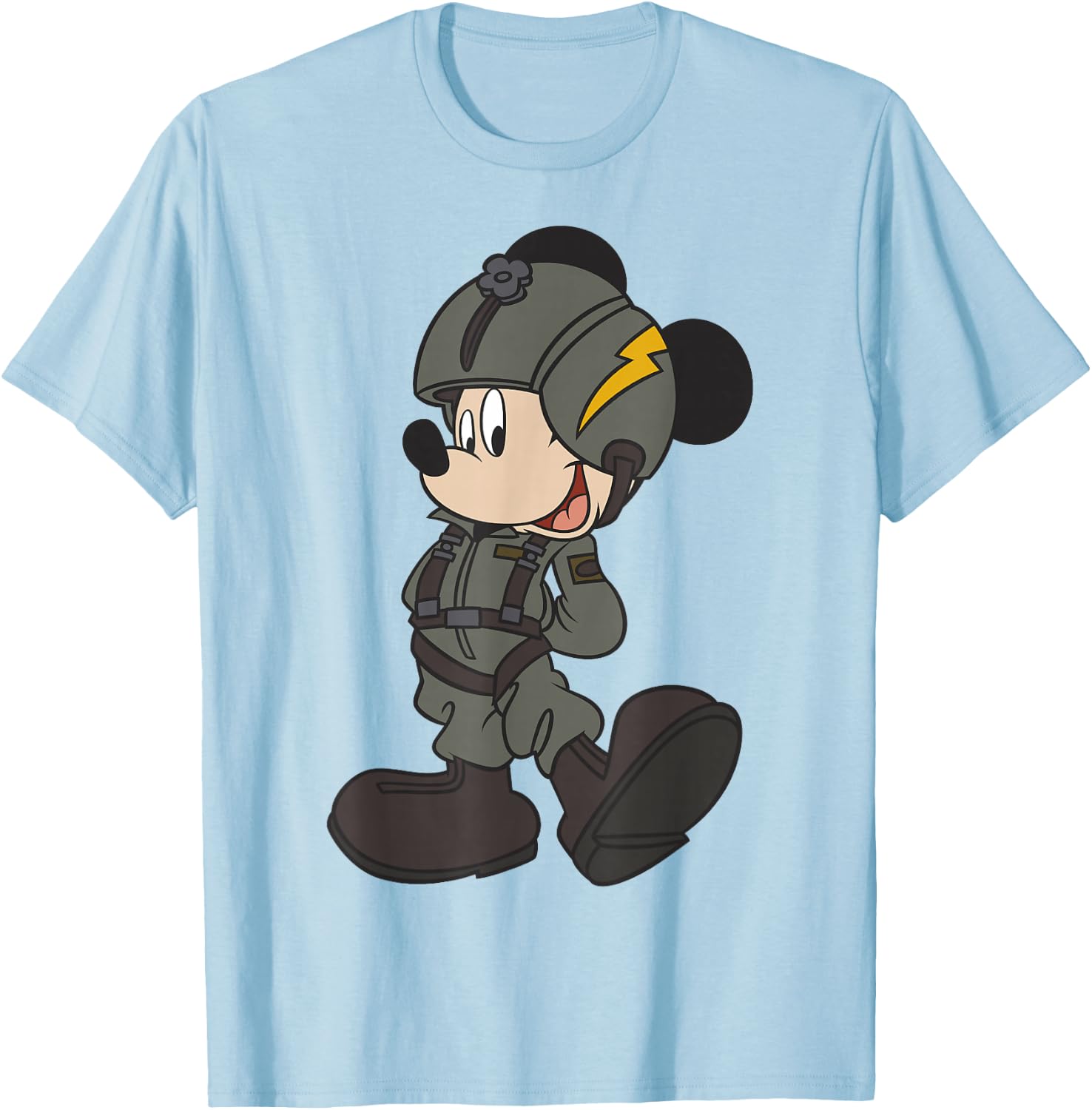 Disney Mickey Mouse Jet Pilot Outfit T-Shirt - T-Shirt | Light Blue