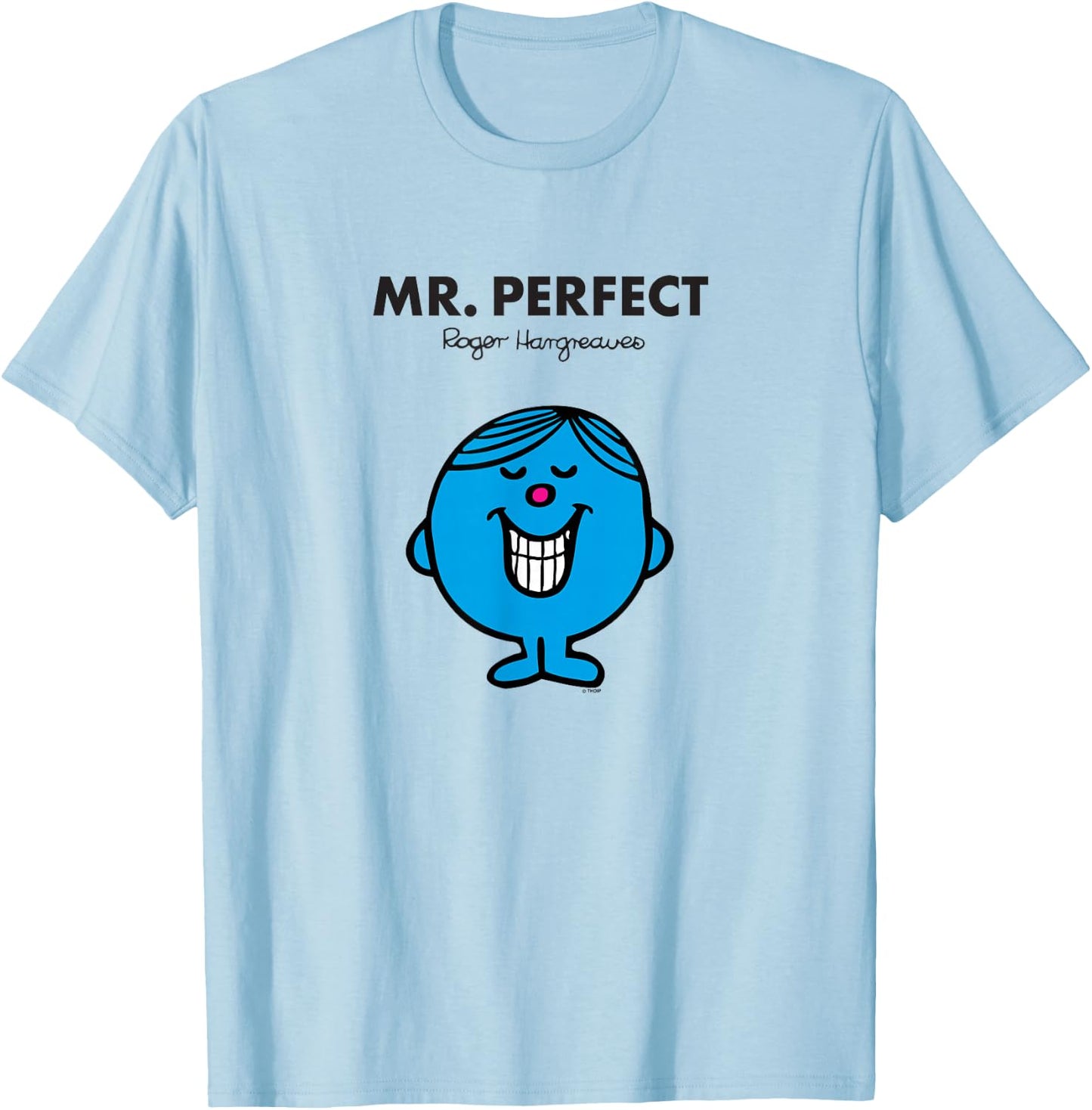 Mr. Men Mr. Perfect T-Shirt - T-Shirt | Light Blue