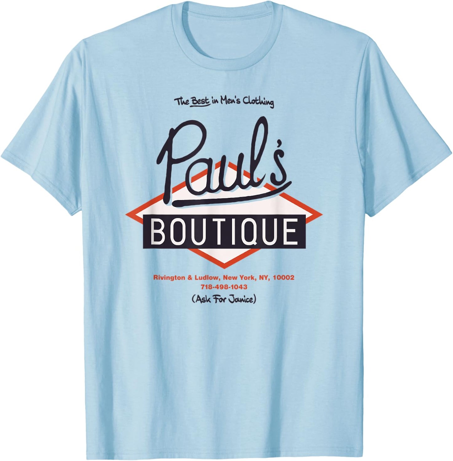 Paul Boutique Diamond Logo (Disease Color) Small T-Shirt - T-Shirt | Light Blue