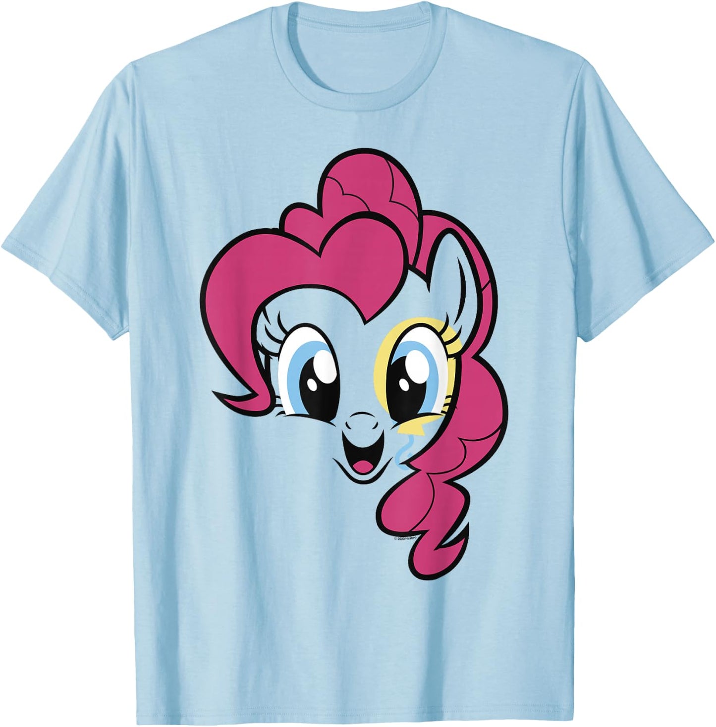 My Little Pony: Friendship is Magic Pinkie Pie Big Face T-Shirt - T-Shirt | Light Blue