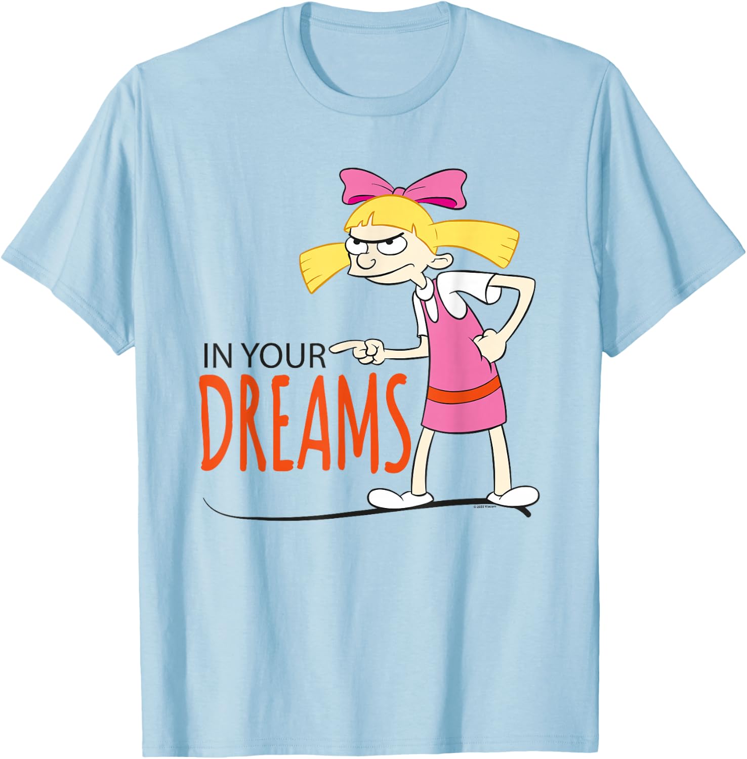 Hey Arnold! In Your Dreams Helga T-Shirt - T-Shirt | Light Blue
