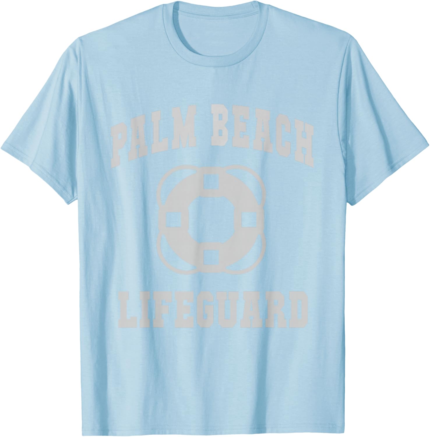 Funny PALM BEACH LIFEGUARDS Family Cruise Girls Trip Guy T-Shirt - T-Shirt | Light Blue