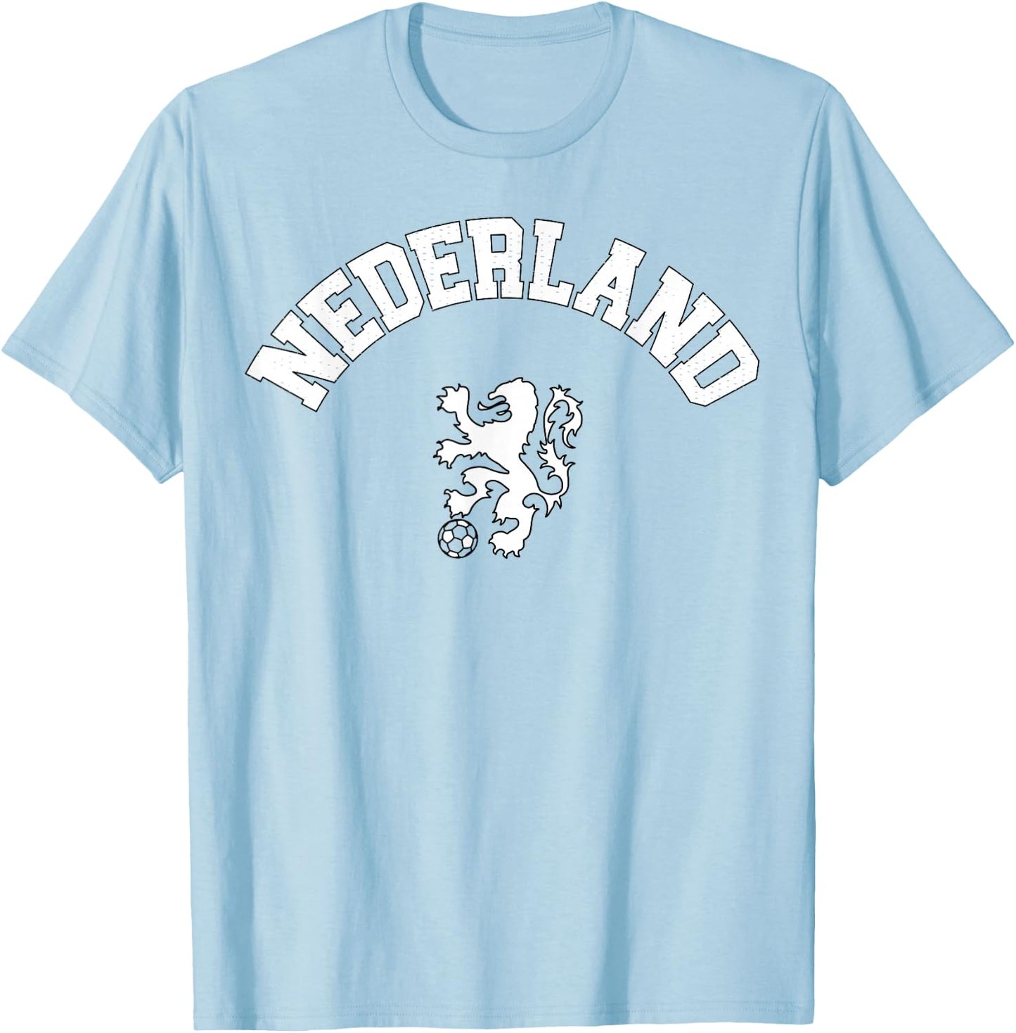 Nederland Flag Shirt Holland Dutch Pride Netherlands Orange T-Shirt - T-Shirt | Light Blue