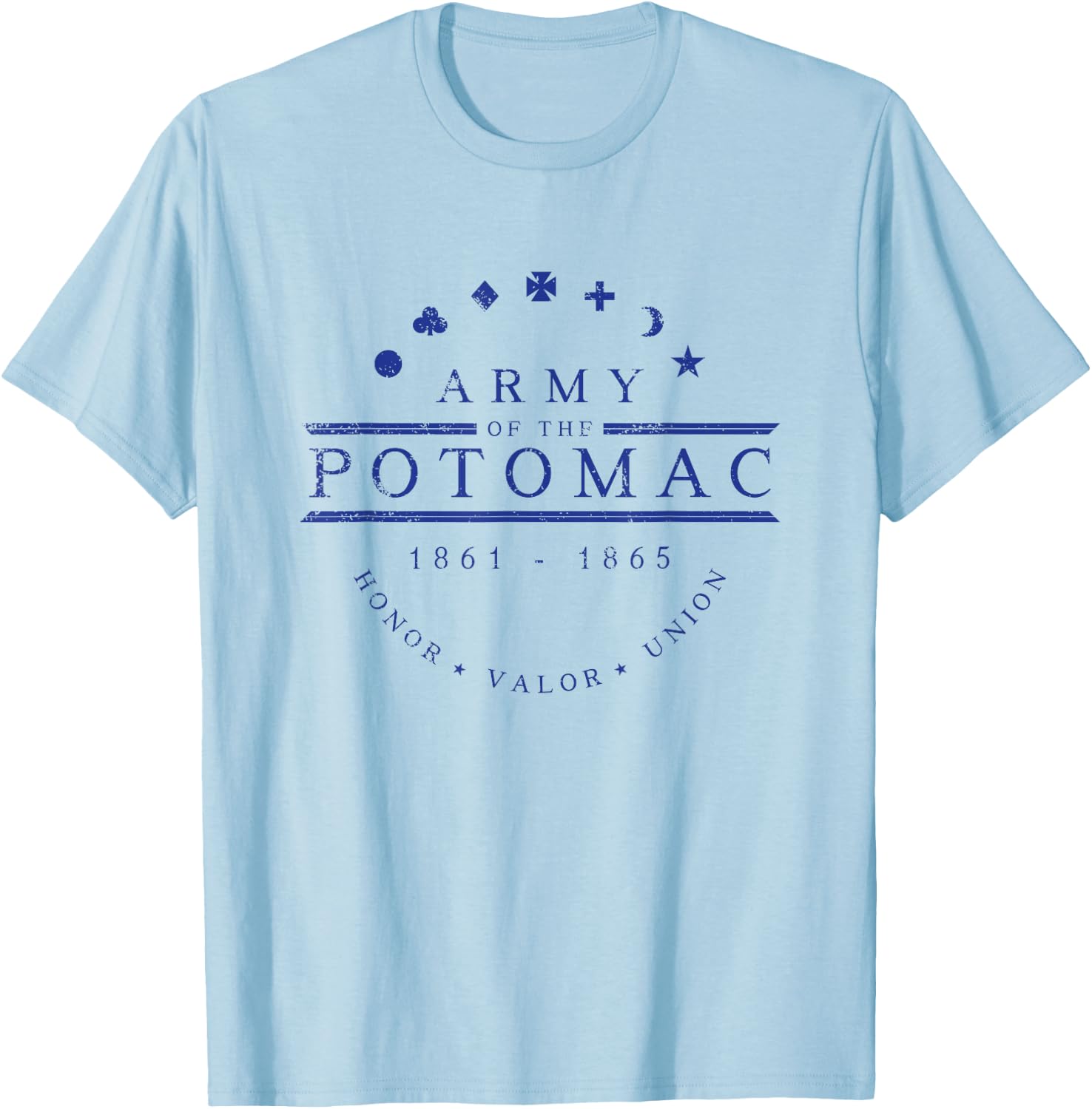 Civil War Union Army of the Potomac T-Shirt - T-Shirt | Light Blue