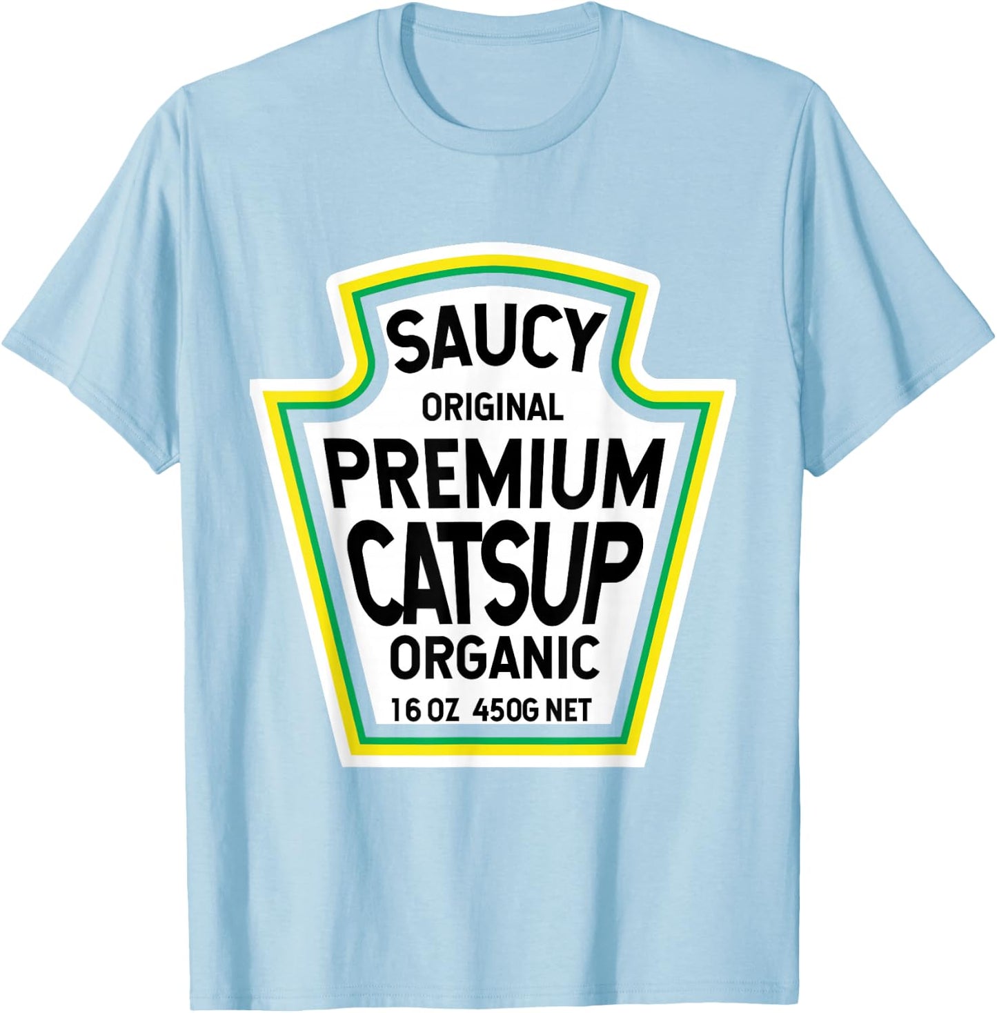 Ketchup Catsup Easy Halloween Costume Matching Group T-Shirt - T-Shirt | Light Blue
