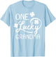 One Lucky Grandma St. Patrick's Day T-Shirt - T-Shirt | Light Blue