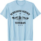 Submarine Service Veteran Submariner American Flag Vintage T-Shirt - T-Shirt | Light Blue