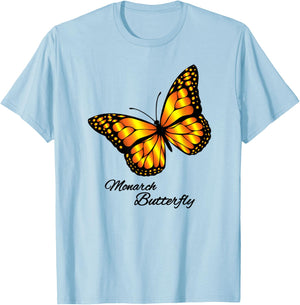 Monarch Butterfly T-Shirt - T-Shirt | Light Blue