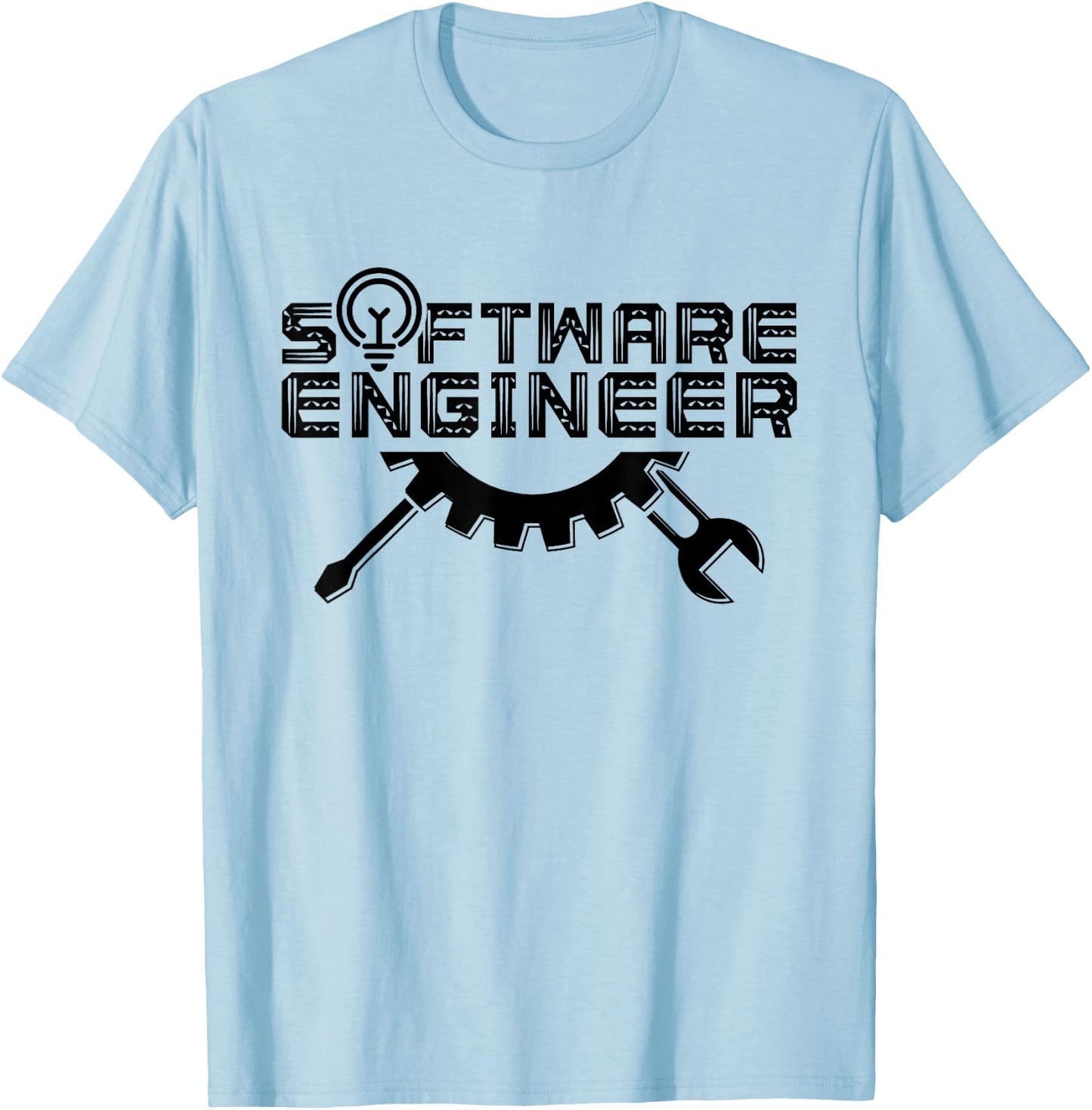 Software Engineer Developer Programmer Developing T-Shirt - T-Shirt | Light Blue