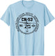 CH-53 Military Helicopter Vintage Distressed Style Design T-Shirt - T-Shirt | Light Blue