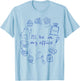 Funny Baker Baking Graphic I'll Be in My Office Baking Moms T-Shirt - T-Shirt | Light Blue