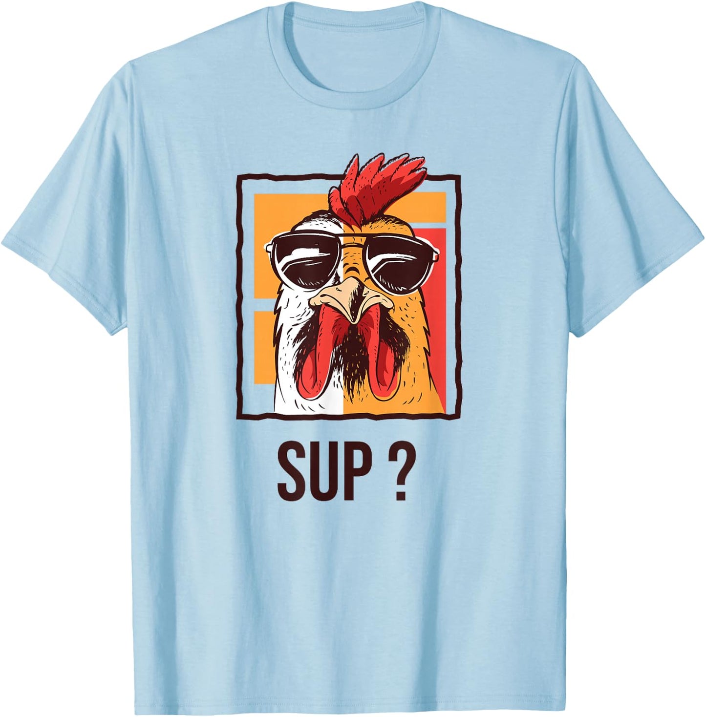 Cute Chicken Lover Gardening Farmer Henhouse Coop Chicken T-Shirt - T-Shirt | Light Blue