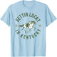 Funny Derby Vintage Getting Lucky In Kentucky Horse Racing T-Shirt - T-Shirt | Light Blue