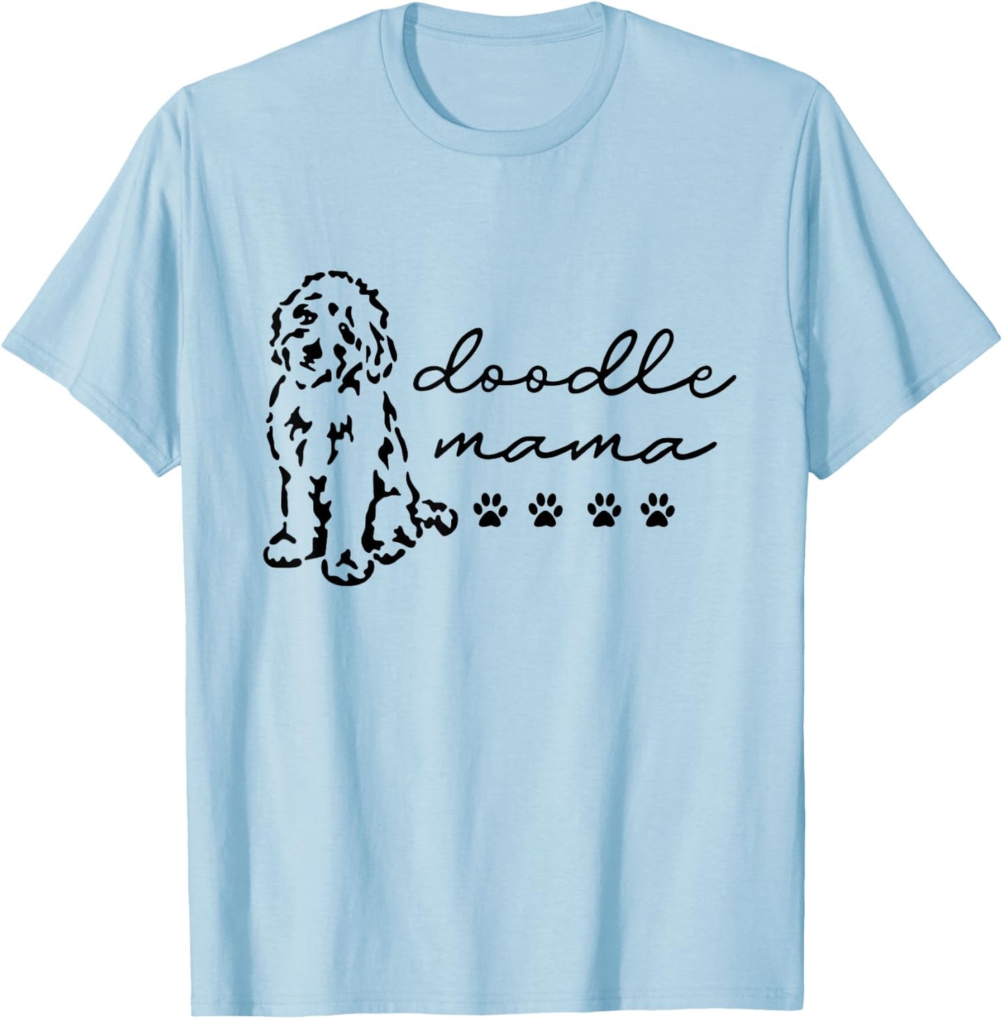 Doodle Mama Labradoodle Golden Gift Doodle Dog Lover Mom T-Shirt - T-Shirt | Light Blue
