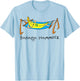 Banana Hammock Funny Dad Joke Word Design T-Shirt - T-Shirt | Light Blue