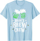 Bride's Brew Crew St Patricks Day Bachelorette Party T-Shirt - T-Shirt | Light Blue