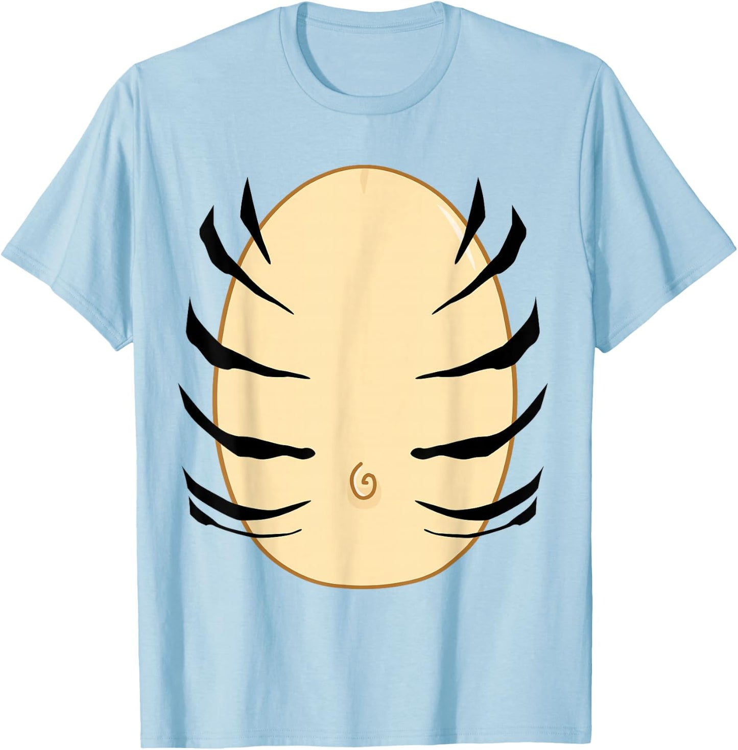 DIY Halloween Costume Orange Tiger Costume for Kids T-Shirt - T-Shirt | Light Blue