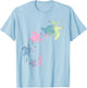 Turtles Tie Dye Cute Sea-Turtle Kids Toddler Turtle Costume T-Shirt - T-Shirt | Light Blue