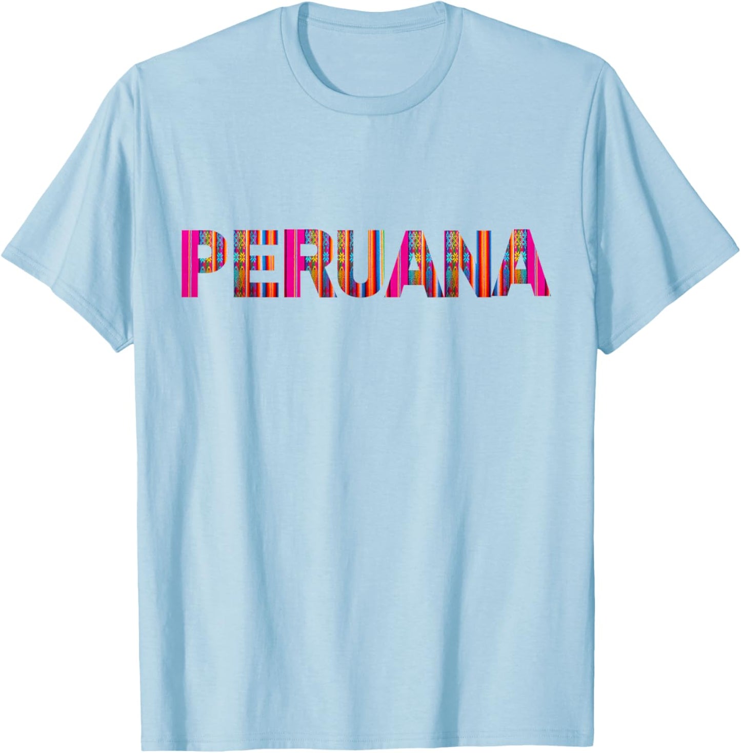 Peru Peruvian Women Pattern Roots Pride Vintage Peruana T-Shirt - T-Shirt | Light Blue