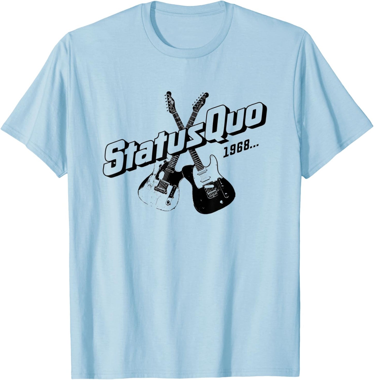 Status Quo - 1968 Guitars T-Shirt - T-Shirt | Light Blue