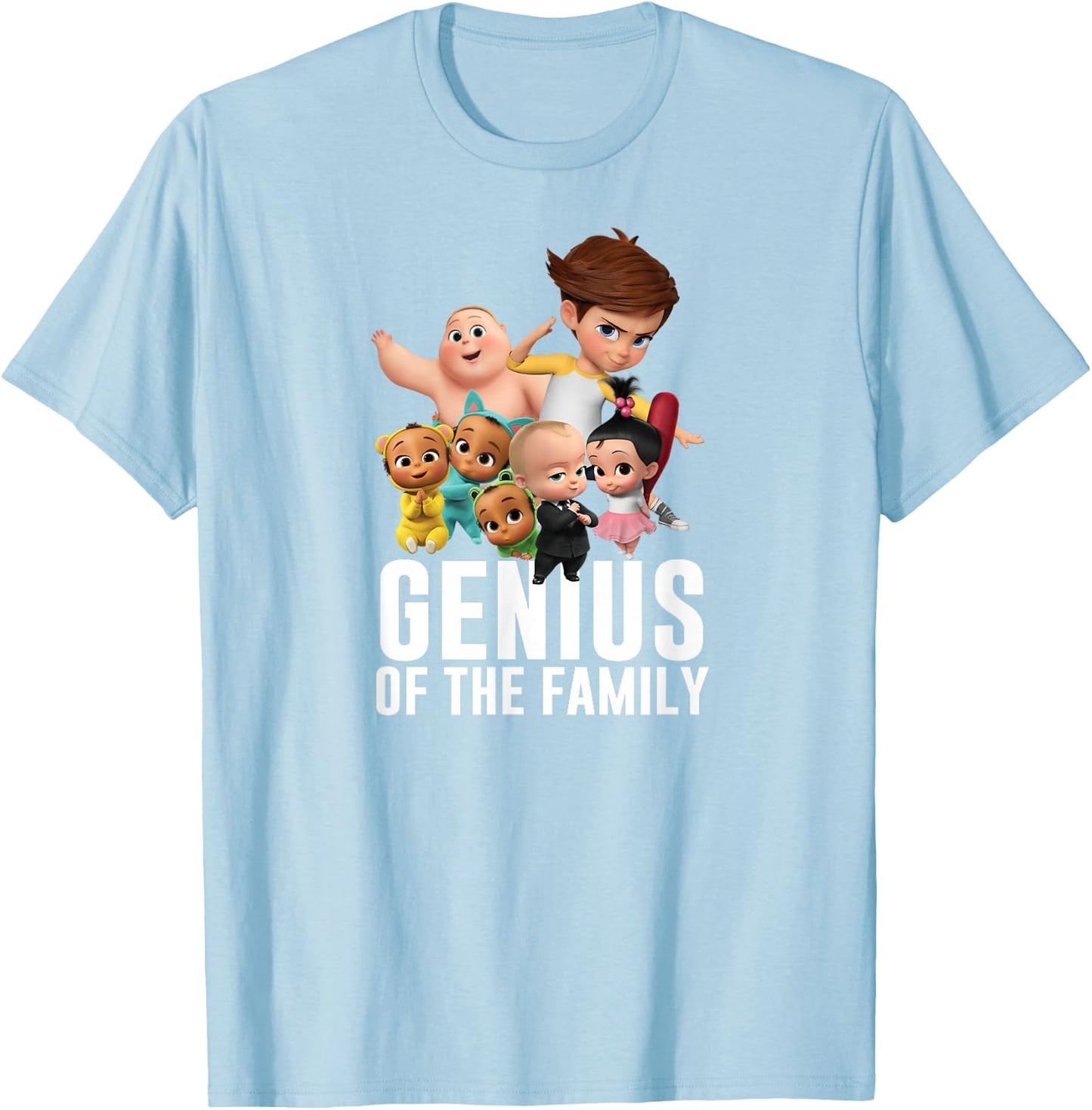The Boss Baby Baby Group T-Shirt - T-Shirt | Light Blue