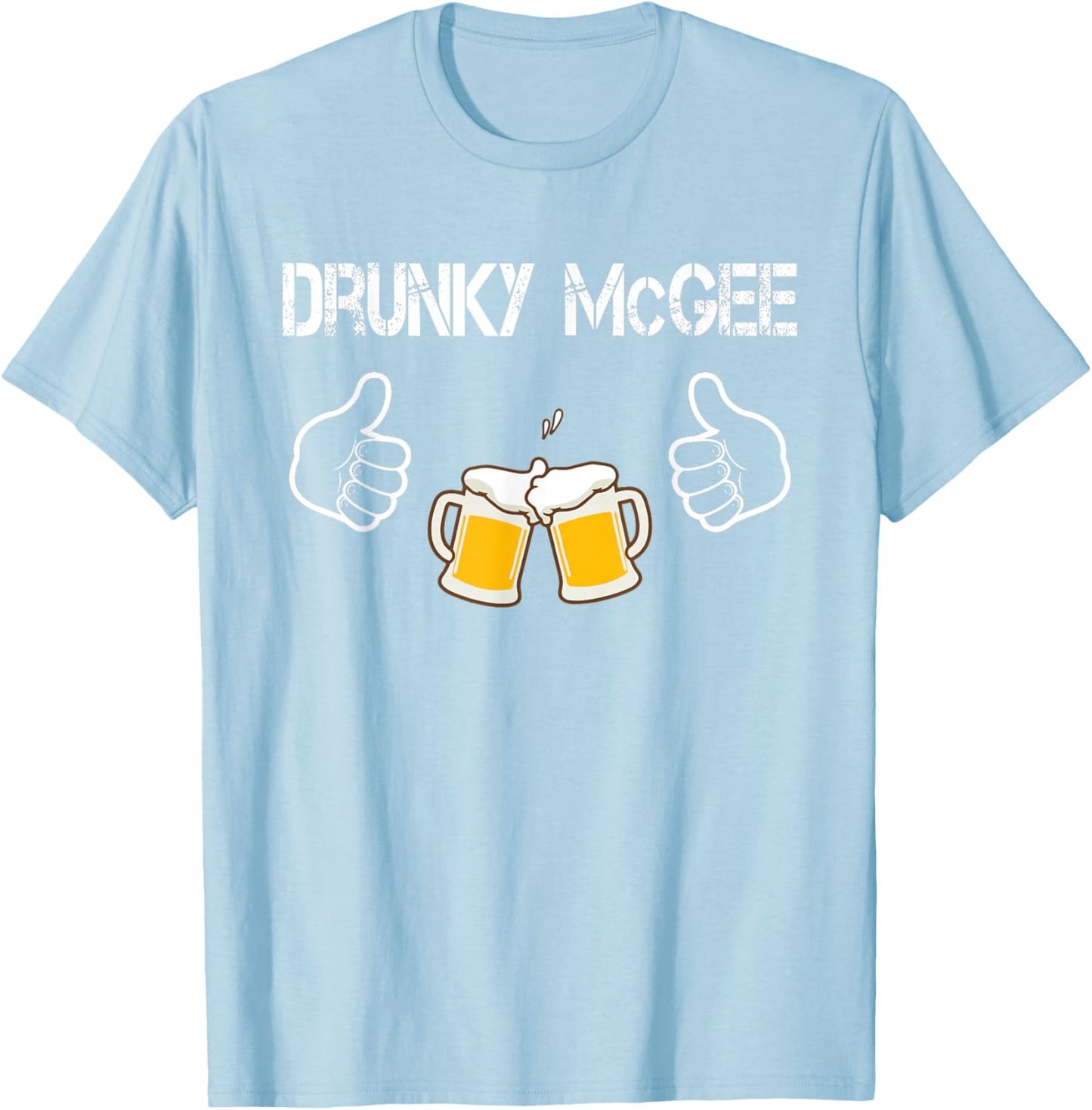 Im Drunky Mcgee Funny Couple St Patricks Day T-Shirt - T-Shirt | Light Blue