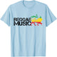 Reggae Music Rastafari Lion of Judah Jamaica Rasta Gift T-Shirt - T-Shirt | Light Blue