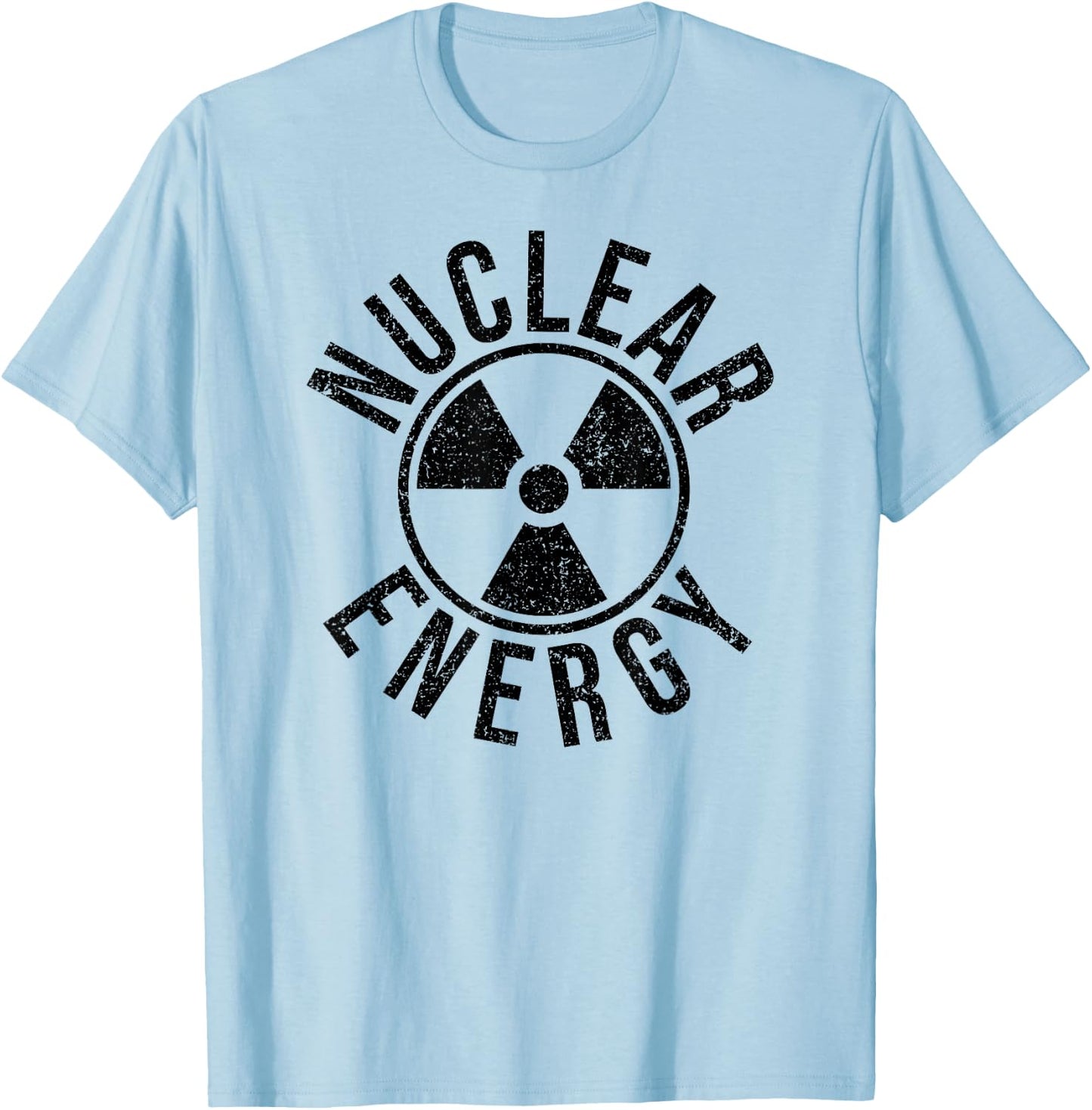 Nuclear Energy Warning Symbol Radiation Sign Radioactive T-Shirt - T-Shirt | Light Blue