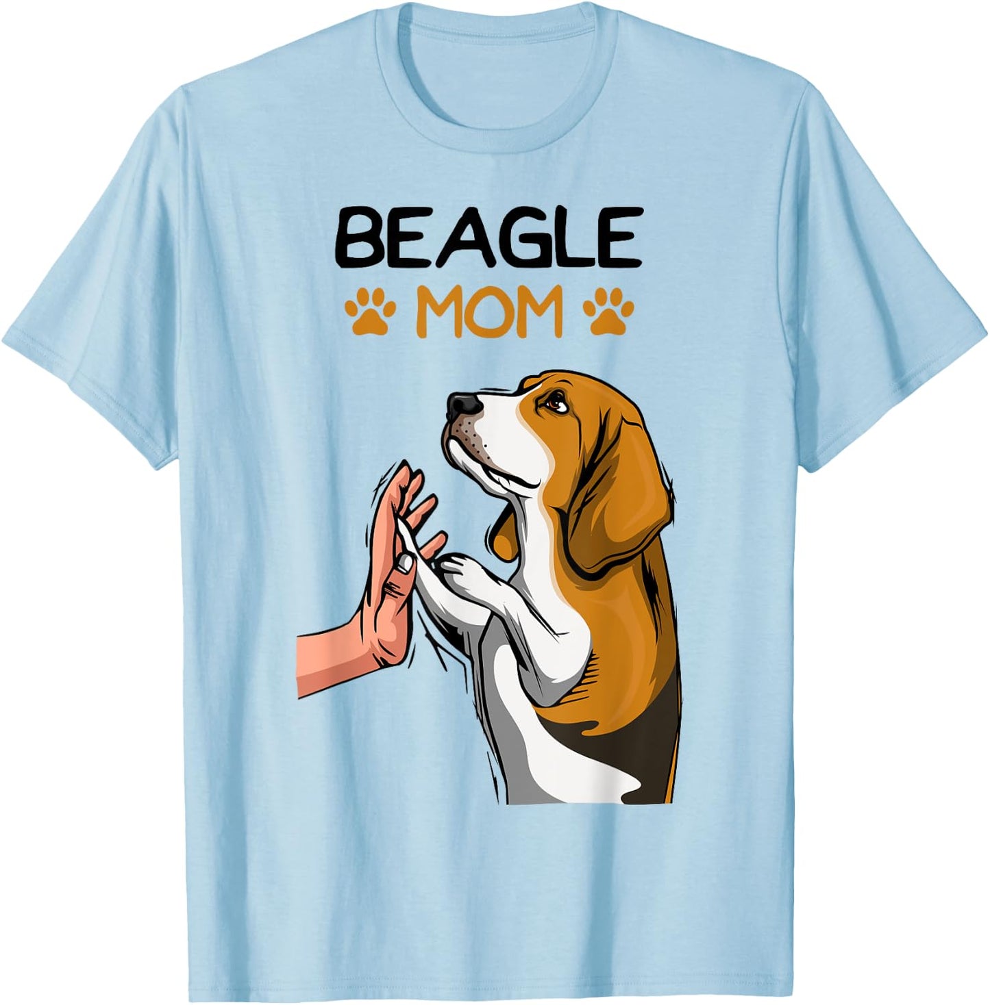 Beagle Mom Dog Mama Girl Mother´s Day T-Shirt - T-Shirt | Light Blue