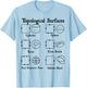 Topological Surfaces Mobius Band Klein Bottle Math Teacher T-Shirt - T-Shirt | Light Blue