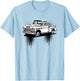 Vintage Retro Antique Farm Pick Up Truck T-Shirt - T-Shirt | Light Blue