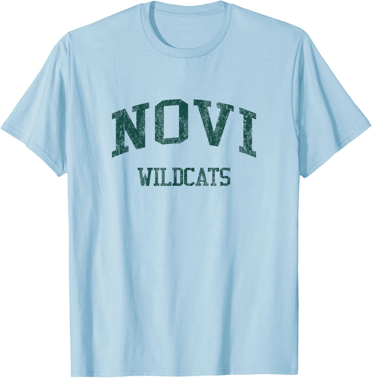 Novi High School HS Novi MI Vintage Sports T-Shirt - T-Shirt | Light Blue