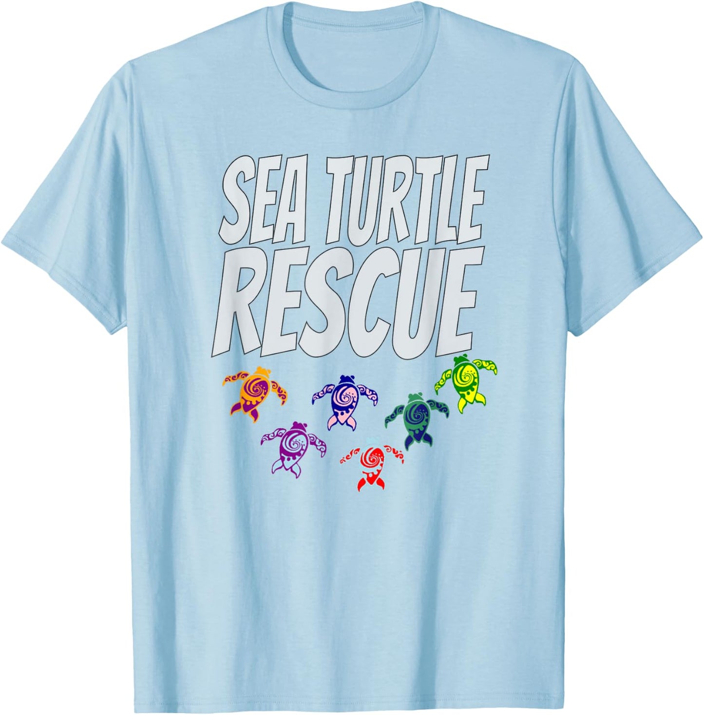 Baby Loggerhead Sea Turtle Shirt Conservation Awareness Gift T-Shirt - T-Shirt | Light Blue