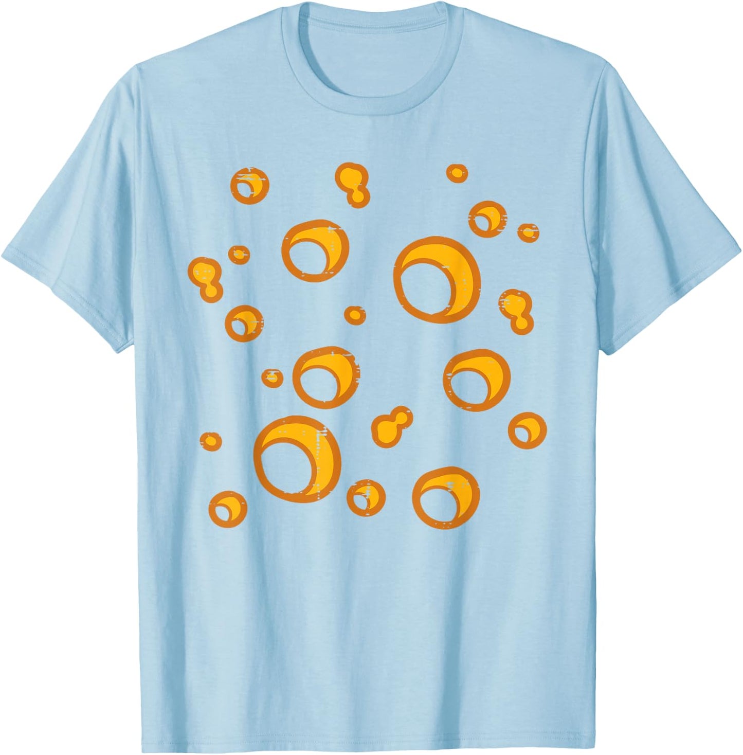 Swiss Cheese Costume Funny Halloween Queso Men Women Kids T-Shirt - T-Shirt | Light Blue