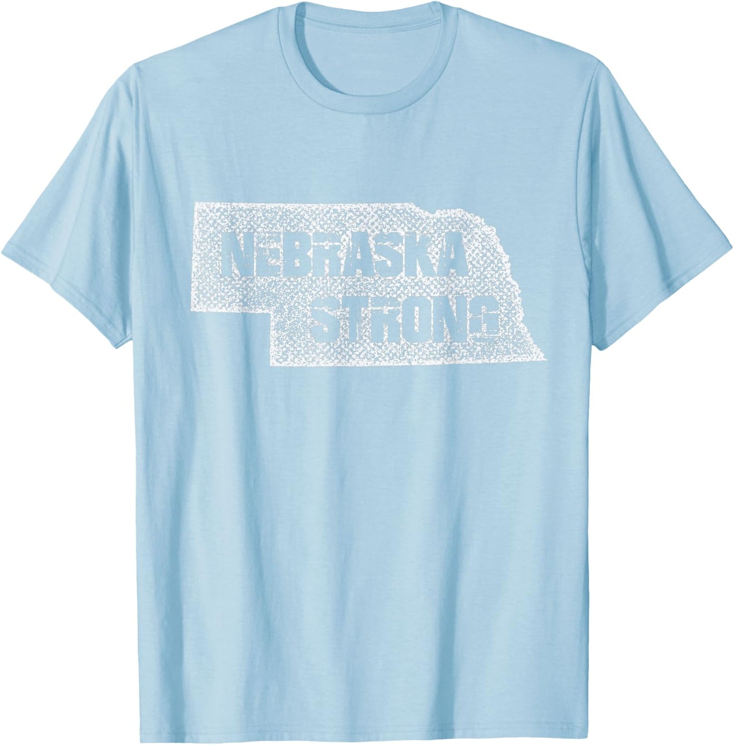 Nebraska-Strong Vintage Distressed Gift women T-Shirt - T-Shirt | Light Blue