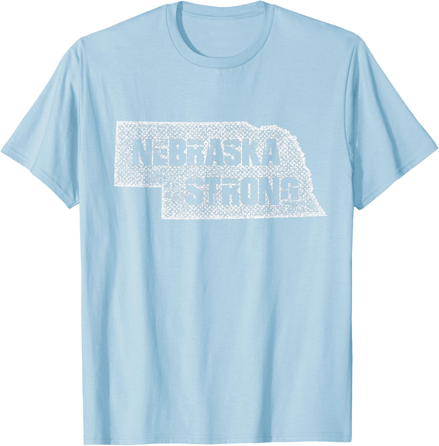 Nebraska-Strong Vintage Distressed Gift women T-Shirt - T-Shirt | Light Blue