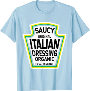 Italian Dressing Salad Easy Halloween Costume Matching T-Shirt - T-Shirt | Light Blue