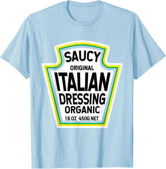 Italian Dressing Salad Easy Halloween Costume Matching T-Shirt - T-Shirt | Light Blue