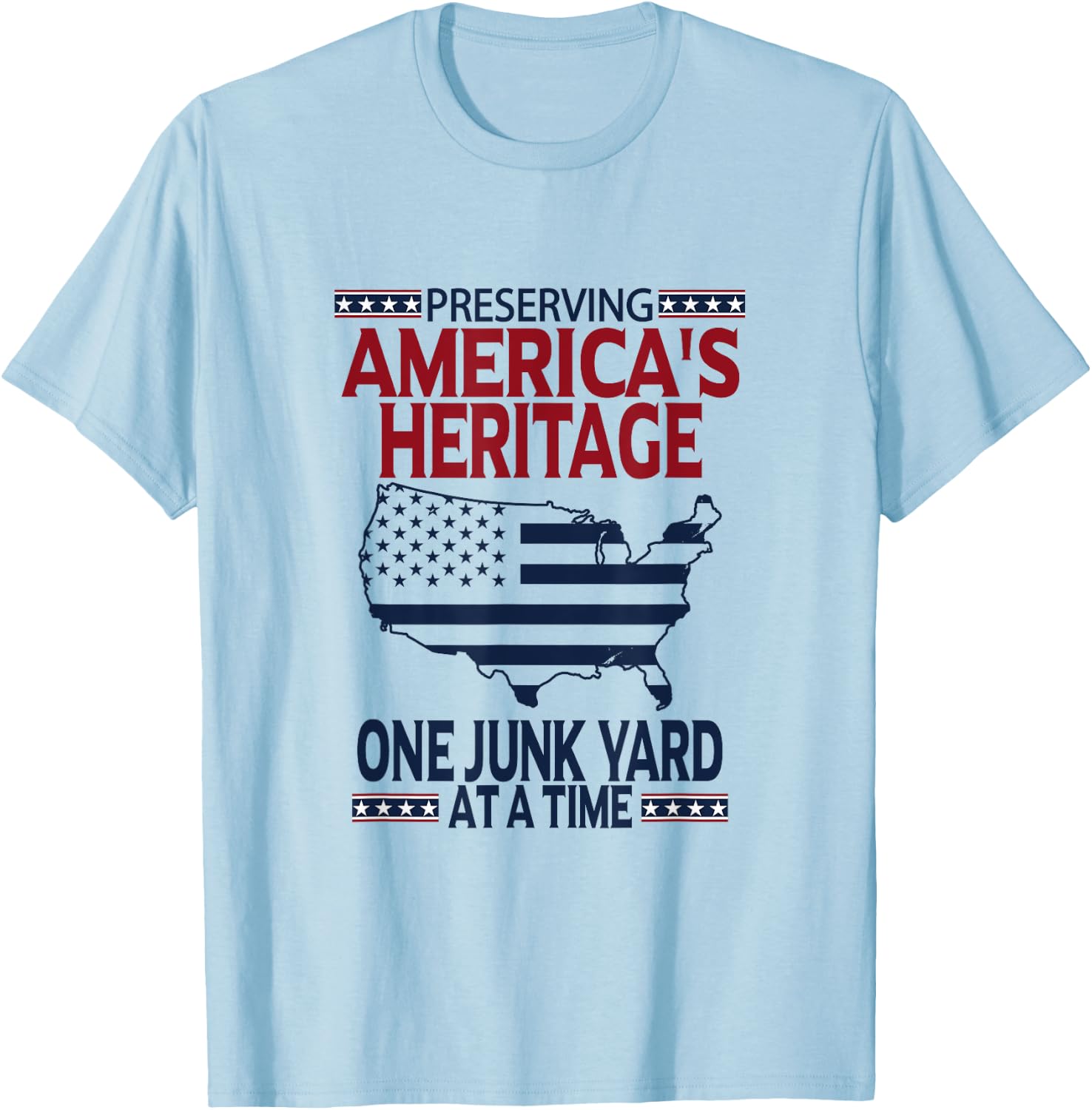 American Heritage Pickers T-Shirt - T-Shirt | Light Blue