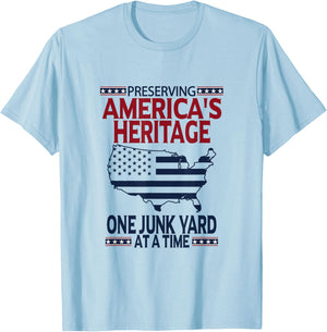American Heritage Pickers T-Shirt - T-Shirt | Light Blue