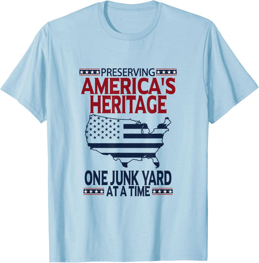 American Heritage Pickers T-Shirt - T-Shirt | Light Blue