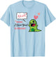 Rawr Means I Love You In Dinosaur Valentine's Day Shirt Gift T-Shirt - T-Shirt | Light Blue