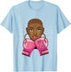 Afro African American Breast Cancer Shirts Girls T-Shirt - T-Shirt | Light Blue